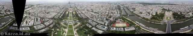 View from the Eiffel Tower 360
